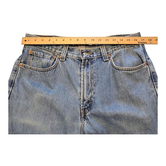 Vintage Levis 550 Jeans Mens 34x32 Blue Denim Relaxed Fit 5 Pocket Straight Leg - Picture 10 of 14